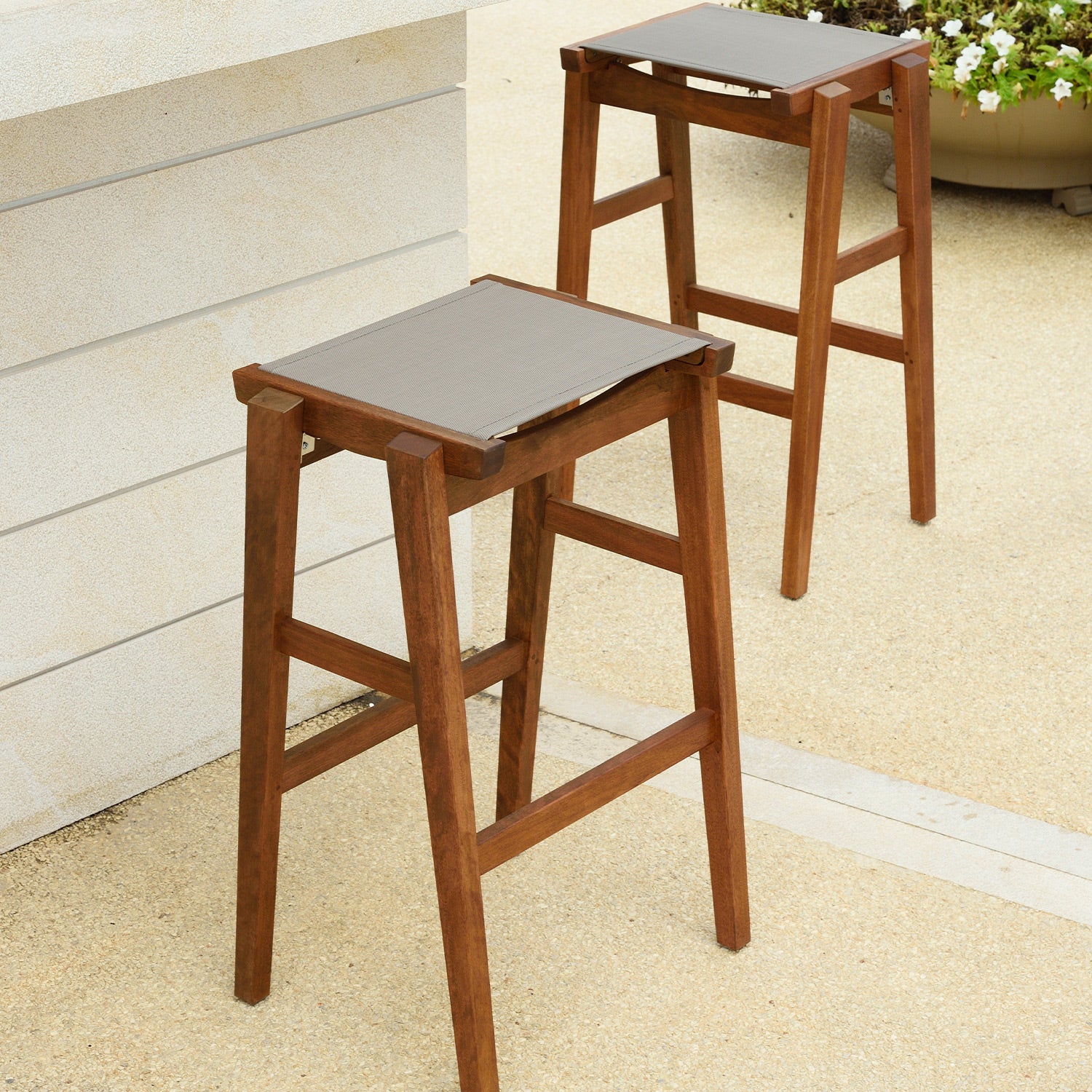 Cinnamon Barstool Without Back